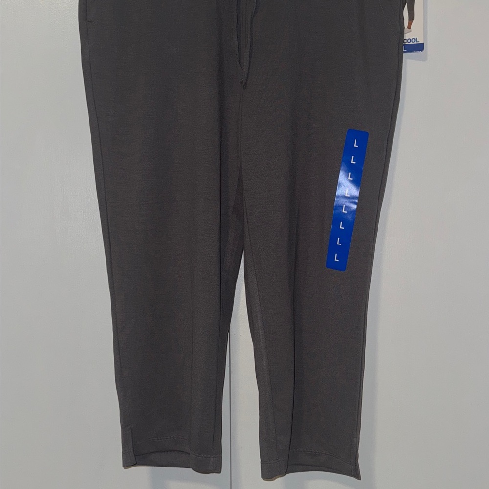 32 Degrees Pull On Soft Knit Capri Pants Pewter Gray Women’s Large L - Picture 6 of 13